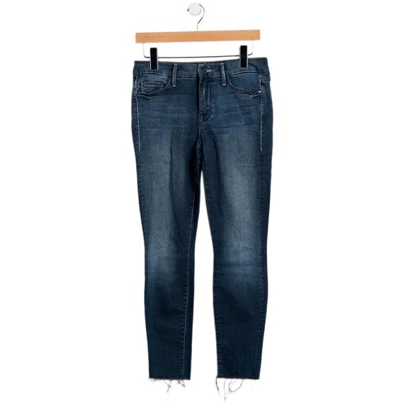 MOTHER Jeans 27 : Looker Ankle Fray : Repeating Love Wash - Picture 2 of 8